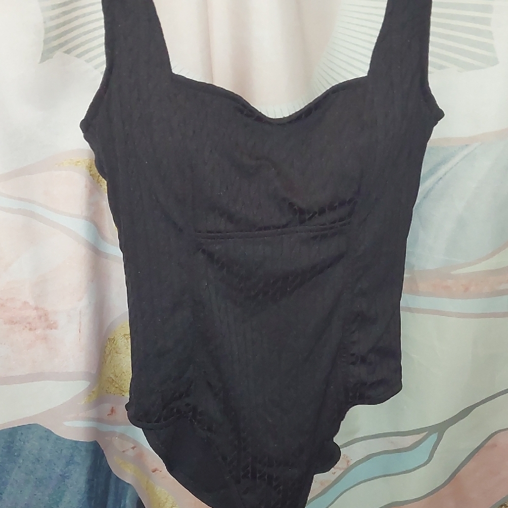 Womens Black One Piece Swimsuit